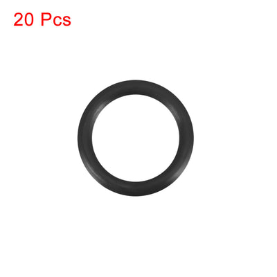 Harfington Uxcell O-Rings Nitrile Rubber 10mm x 14mm x 2mm Seal Rings Sealing Gasket 20pcs