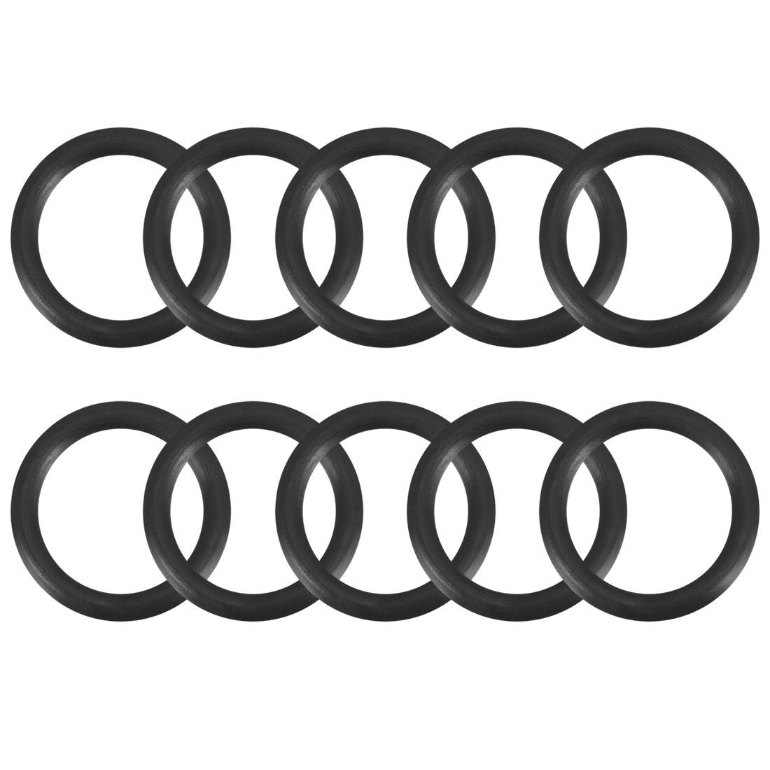 uxcell Uxcell O-Rings Nitrile Rubber 11mm x 15mm x 2mm Seal Rings Sealing Gasket 10pcs