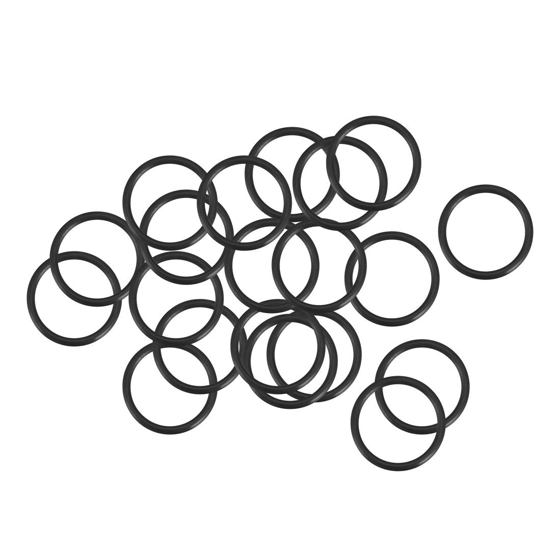 uxcell Uxcell O-Rings Nitrile Rubber 15mm x 19mm x 2mm Seal Rings Sealing Gasket 20pcs