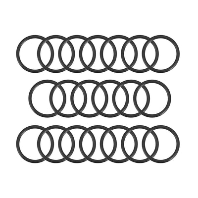 uxcell Uxcell O-Rings Nitrile Rubber 17mm x 21mm x 2mm Seal Rings Sealing Gasket 20pcs