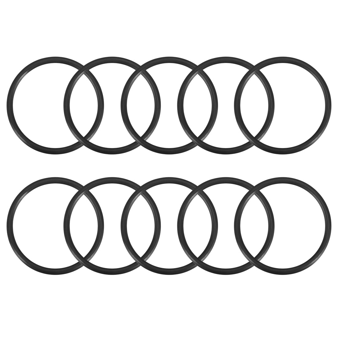 uxcell Uxcell O-Rings Nitrile Rubber 33mm x 37mm x 2mm Seal Rings Sealing Gasket 10pcs