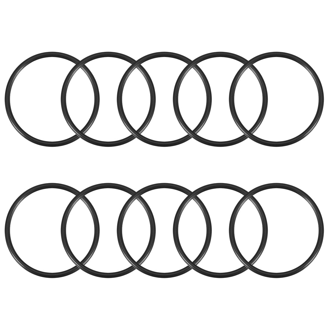 uxcell Uxcell O-Rings Nitrile Rubber 38x42x2mm Seal Rings Sealing Gasket 10pcs