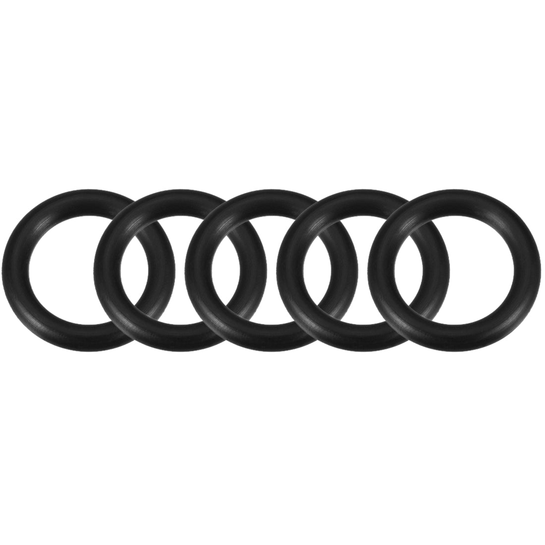 uxcell Uxcell O-Rings Nitrile Rubber Gasket, 19mm Inner Diameter, 26mm OD, 3.5mm Width, 5pcs