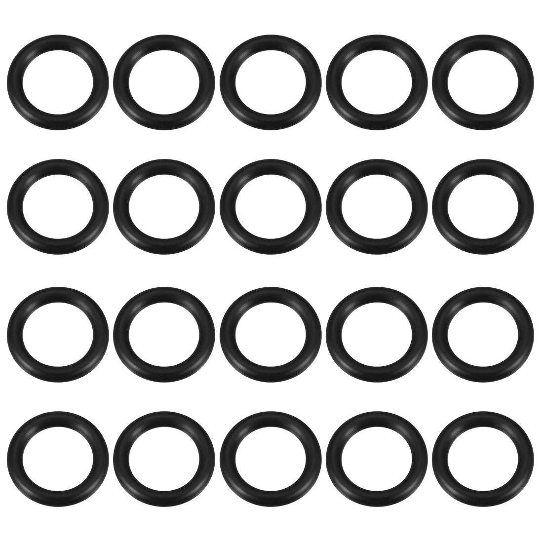 uxcell Uxcell O-Rings Nitrile Rubber Gasket, 22mm Inner Diameter, 29mm OD, 3.5mm Width, 20pcs
