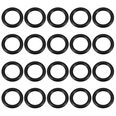 uxcell Uxcell O-Rings Nitrile Rubber Gasket, 22mm Inner Diameter, 29mm OD, 3.5mm Width, 20pcs
