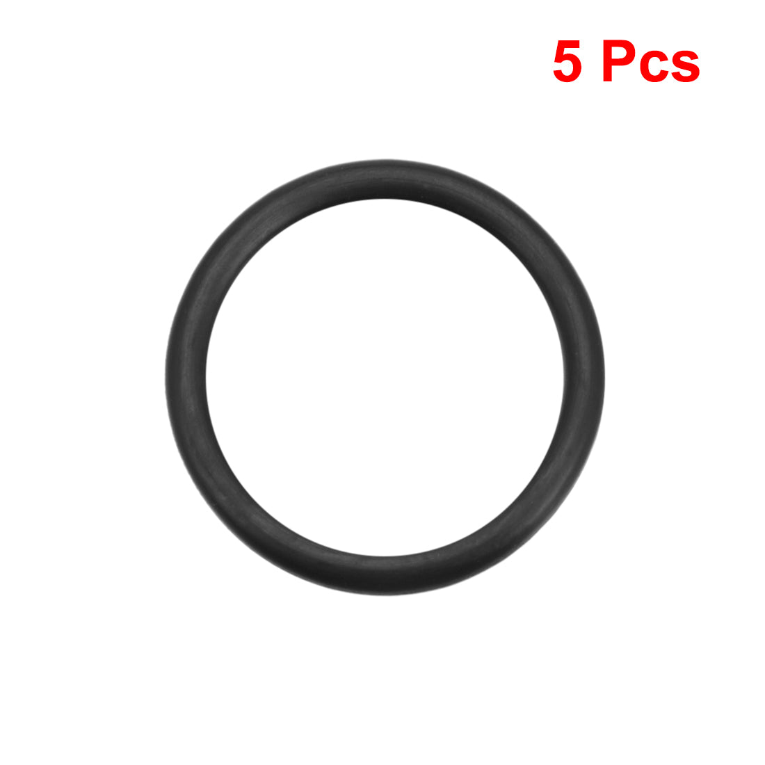 uxcell Uxcell O-Rings Nitrile Rubber Gasket, 24mm Inner Diameter, 31mm OD, 3.5mm Width, 5pcs