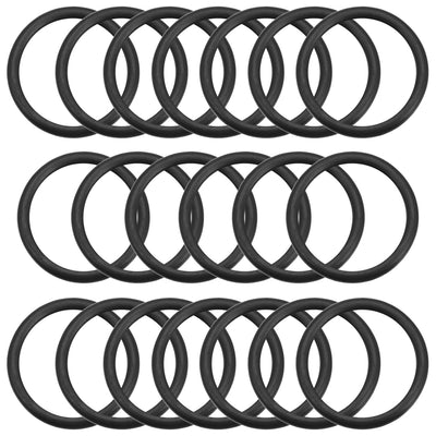 uxcell Uxcell O-Rings Nitrile Rubber Gasket, 25mm Inner Diameter, 32mm OD, 3.5mm Width, 20pcs