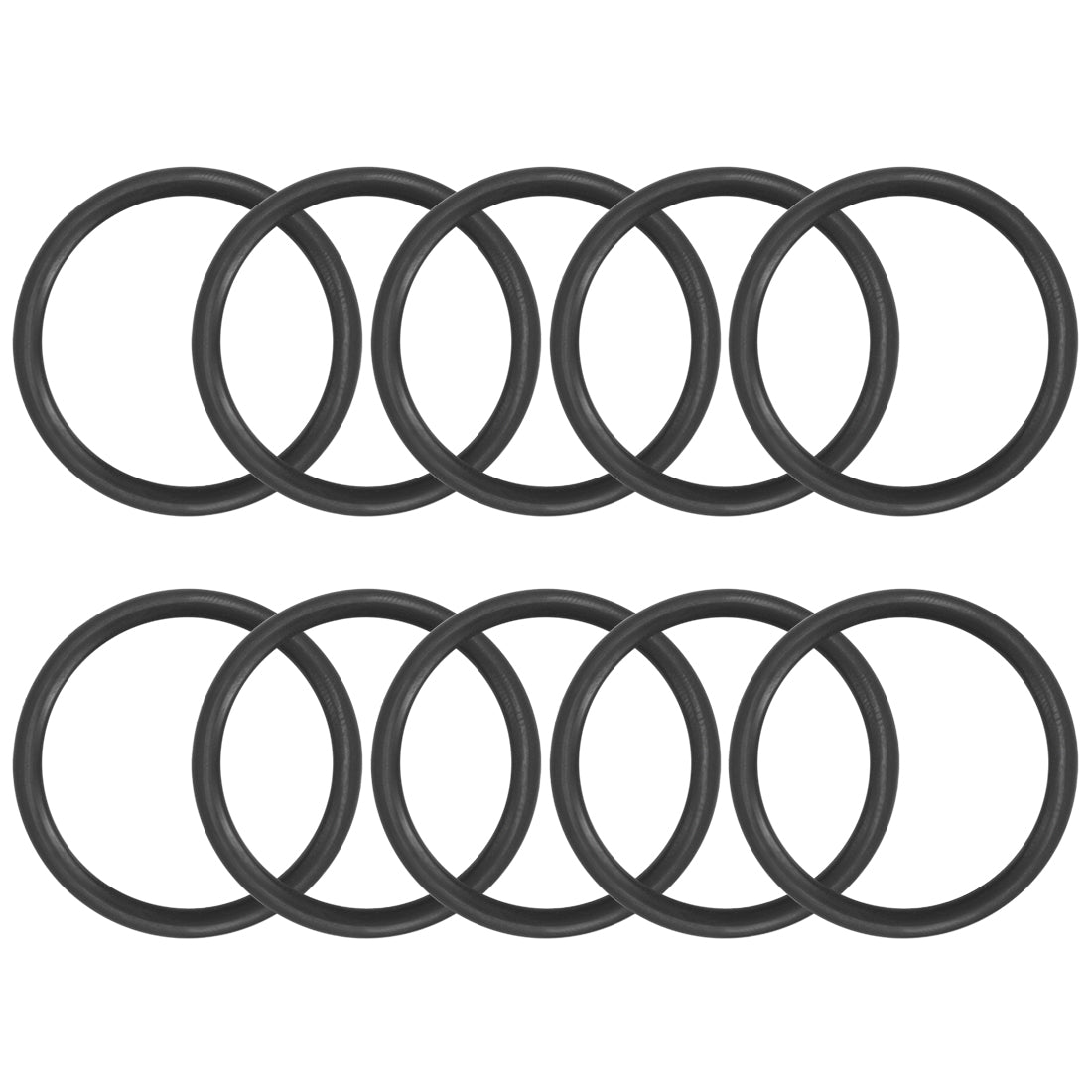 uxcell Uxcell O-Rings Nitrile Rubber Gasket, 26mm Inner Diameter, 33mm OD, 3.5mm Width, 10pcs