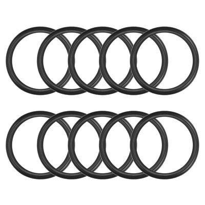 uxcell Uxcell O-Rings Nitrile Rubber Gasket, 27mm Inner Diameter, 34mm OD, 3.5mm Width, 10pcs
