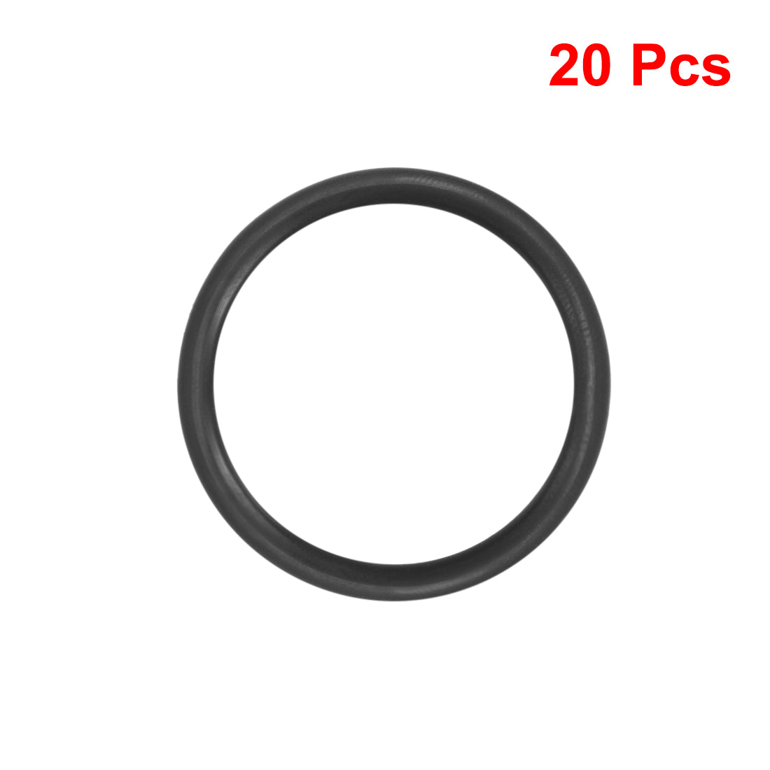 uxcell Uxcell O-Rings Nitrile Rubber Gasket, 30mm Inner Diameter, 37mm OD, 3.5mm Width, 20pcs