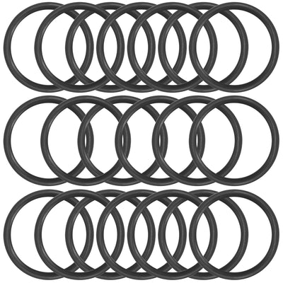 uxcell Uxcell O-Rings Nitrile Rubber Gasket, 30mm Inner Diameter, 37mm OD, 3.5mm Width, 20pcs