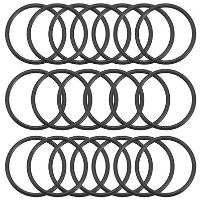 uxcell Uxcell O-Rings Nitrile Rubber Gasket, 34mm Inner Diameter, 41mm OD, 3.5mm Width, 20pcs