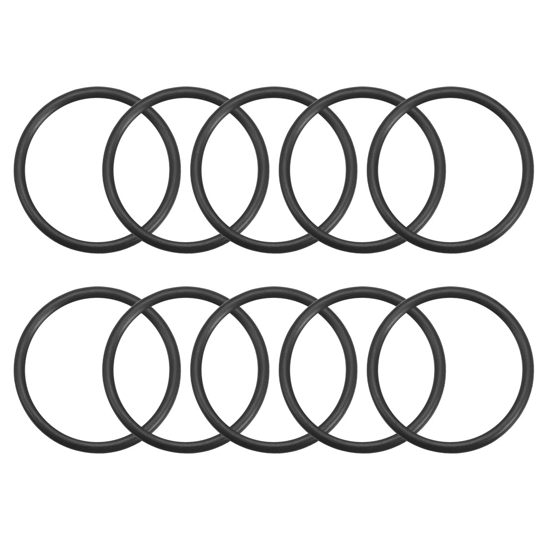 uxcell Uxcell O-Rings Nitrile Rubber Gasket, 34mm Inner Diameter, 41mm OD, 3.5mm Width, 10pcs