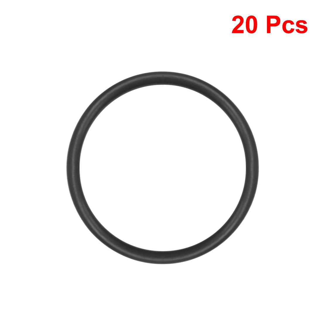 uxcell Uxcell O-Rings Nitrile Rubber Gasket, 35mm Inner Diameter, 42mm OD, 3.5mm Width, 20pcs