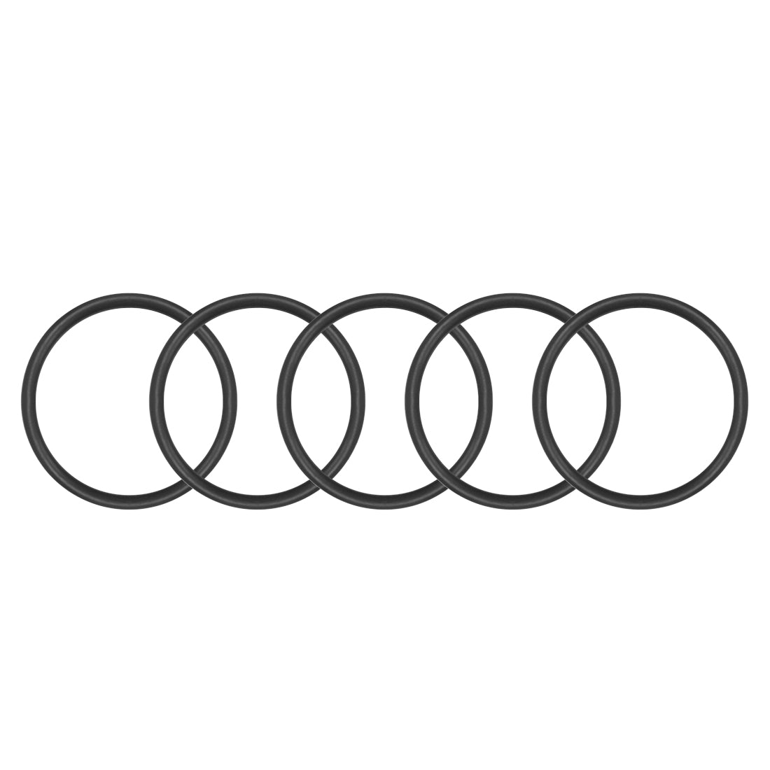 uxcell Uxcell O-Rings Nitrile Rubber Gasket, 35mm Inner Diameter, 42mm OD, 3.5mm Width, 5pcs