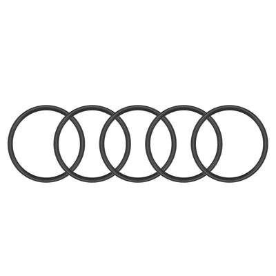 uxcell Uxcell O-Rings Nitrile Rubber Gasket, 35mm Inner Diameter, 42mm OD, 3.5mm Width, 5pcs