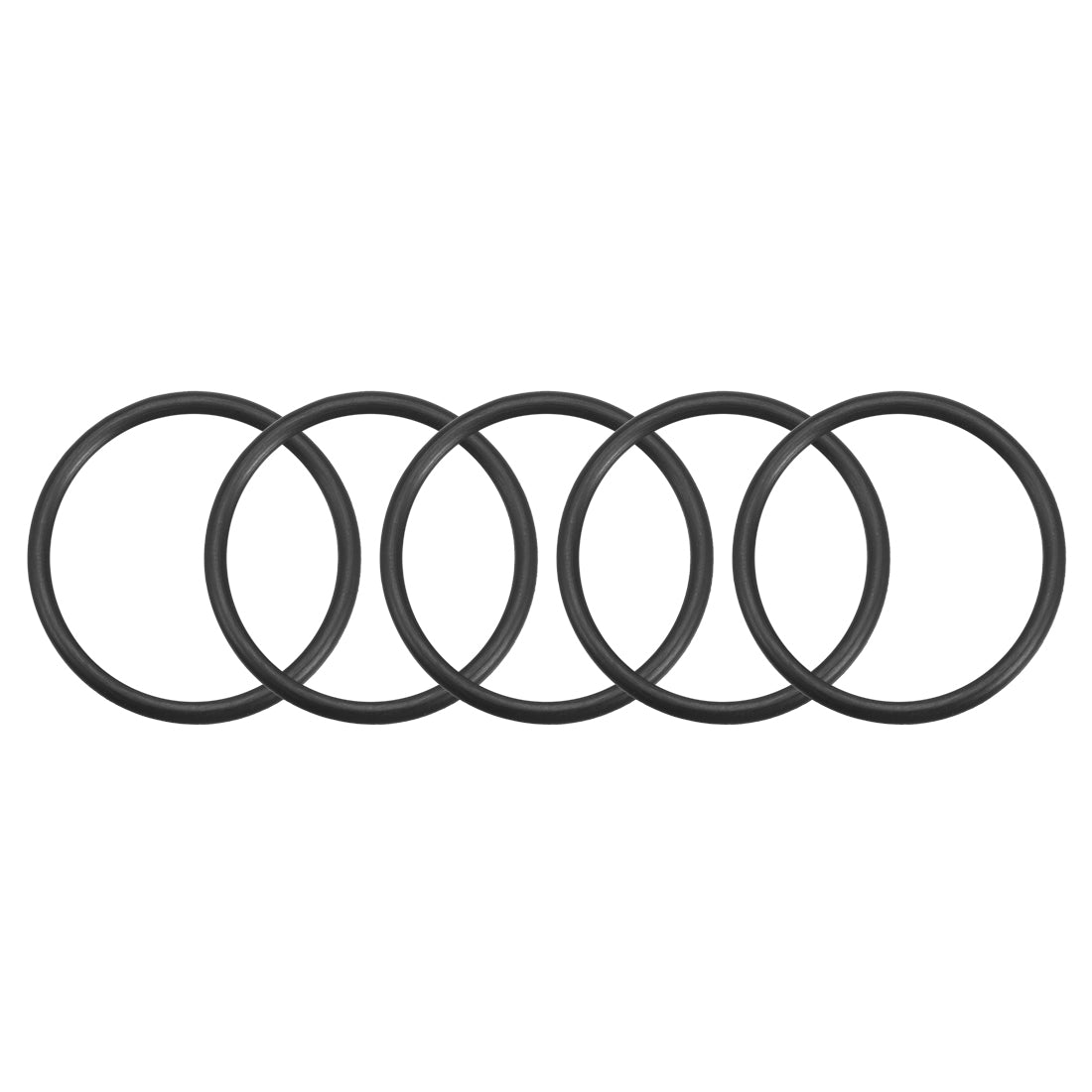 uxcell Uxcell O-Rings Nitrile Rubber Gasket, 36mm Inner Diameter, 43mm OD, 3.5mm Width, 5pcs