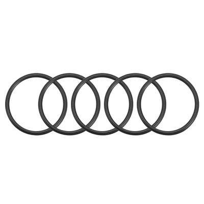 uxcell Uxcell O-Rings Nitrile Rubber Gasket, 36mm Inner Diameter, 43mm OD, 3.5mm Width, 5pcs