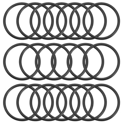 uxcell Uxcell O-Rings Nitrile Rubber Gasket, 37mm Inner Diameter, 44mm OD, 3.5mm Width, 20pcs