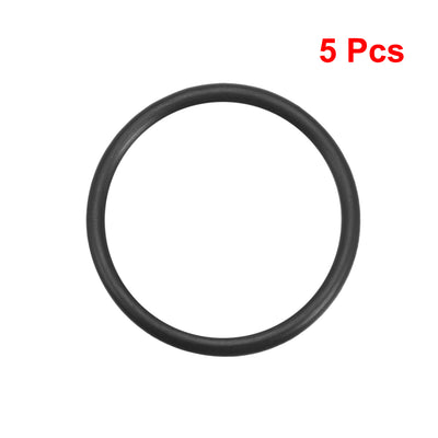 Harfington Uxcell O-Rings Nitrile Rubber Gasket, 38mm Inner Diameter, 45mm OD, 3.5mm Width, 5pcs