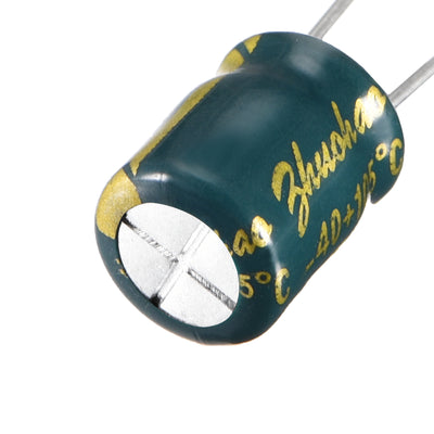 Harfington Aluminum Radial Electrolytic Capacitor, Low Ripple Current Low Impedance