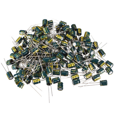 Harfington Aluminum Radial Electrolytic Capacitor, Low Ripple Current Low Impedance