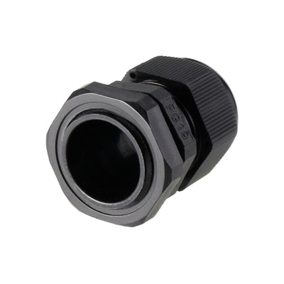 Harfington Uxcell Cable Gland Waterproof Plastic Conenector Adjustable Locknut 8 Pcs