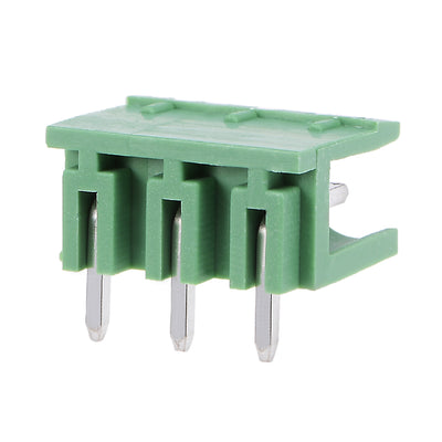 Harfington Plastic 2-8P Silver Tone Insert-In PCB Angle Terminal Blocks