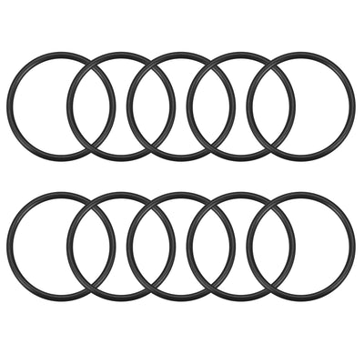 uxcell Uxcell O-Rings Nitrile Rubber, 46mm Inner Diameter, 53mm OD, 3.5mm Width, Round Seal Gasket 10pcs