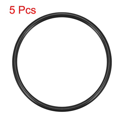 Harfington Uxcell O-Rings Nitrile Rubber, 49mm Inner Diameter, 56mm OD, 3.5mm Width, Round Seal Gasket 5pcs
