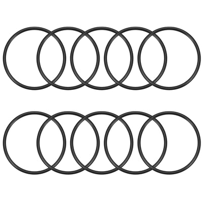 uxcell Uxcell O-Rings Nitrile Rubber, 58mm Inner Diameter, 65mm OD, 3.5mm Width, Round Seal Gasket 10pcs