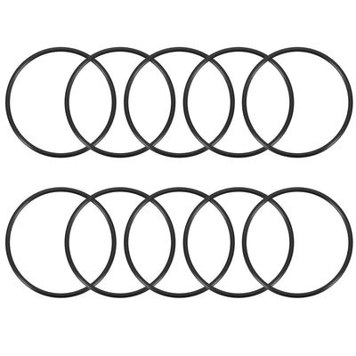 uxcell Uxcell O-Rings Nitrile Rubber, 80mm Inner Diameter, 87mm OD, 3.5mm Width, Round Seal Gasket 10pcs