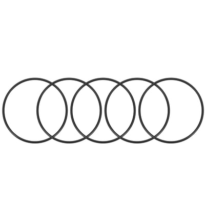 uxcell Uxcell O-Rings Nitrile Rubber, 88mm Inner Diameter, 95mm OD, 3.5mm Width, Round Seal Gasket 5pcs