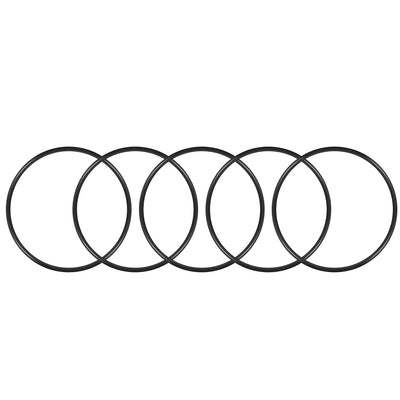 uxcell Uxcell O-Rings Nitrile Rubber, 108mm Inner Diameter, 115mm OD, 3.5mm Width, Round Seal Gasket 5pcs