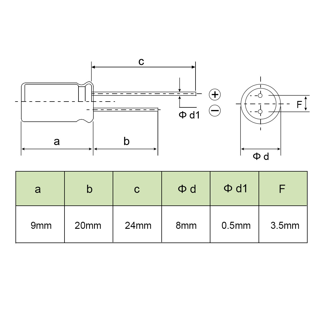 uxcell Uxcell Aluminum Radial Electrolytic Capacitor with 470uF 16V 105 Celsius Life 2000H 8 x 9 mm Black 80pcs