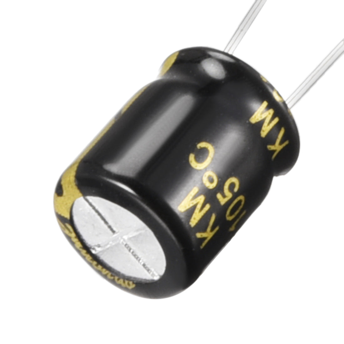 uxcell Uxcell Aluminum Radial Electrolytic Capacitor with 470uF 16V 105 Celsius Life 2000H 8 x 9 mm Black 80pcs