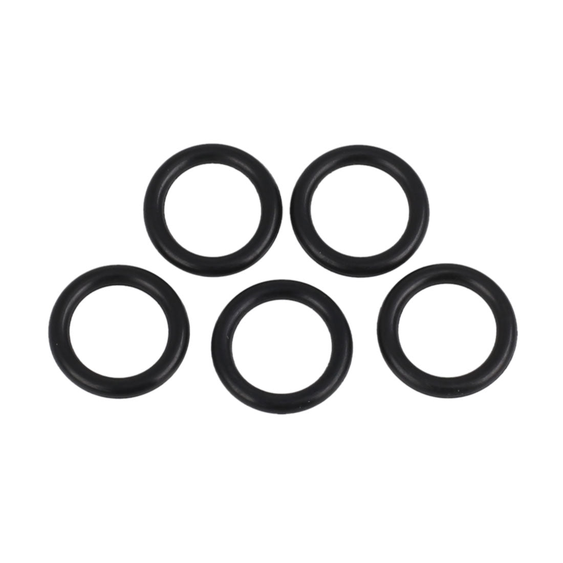 Harfington 5pcs Black 70 Rubber O-Ring Washer Sealing Gasket for 8.8 x 1.9mm