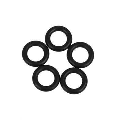 Harfington 5pcs Black NBR70 Rubber O-Ring Washer Sealing Gasket for Car 7.5 x 2.5mm