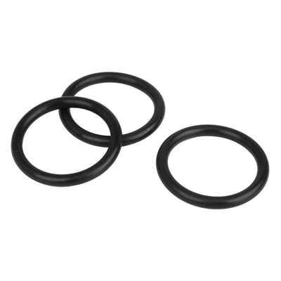 Harfington Uxcell 3pcs Black NBR70 Rubber O-Ring Washer Sealing Gasket for Car 41.2x5.7mm