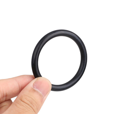 Harfington Uxcell 3pcs Black NBR70 Rubber O-Ring Washer Sealing Gasket for Car 41.2x5.7mm