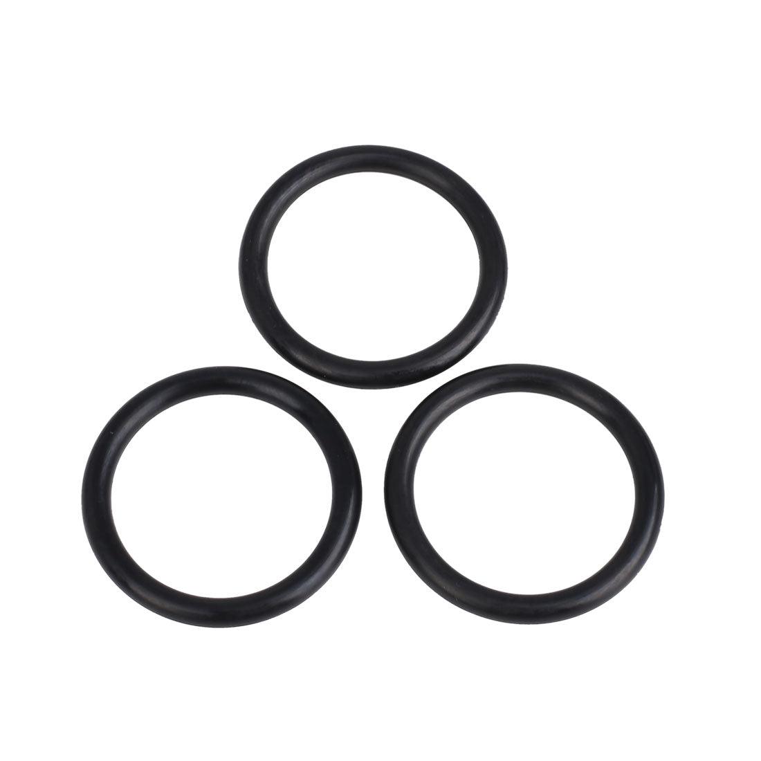 uxcell Uxcell 3pcs Black NBR70 Rubber O-Ring Washer Sealing Gasket for Car 41.2x5.7mm