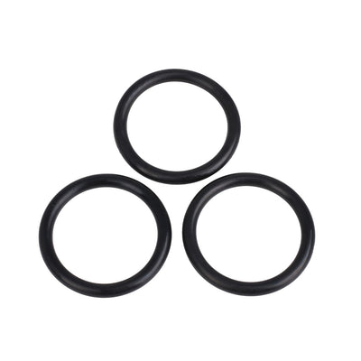 uxcell Uxcell 3pcs Black NBR70 Rubber O-Ring Washer Sealing Gasket for Car 41.2x5.7mm