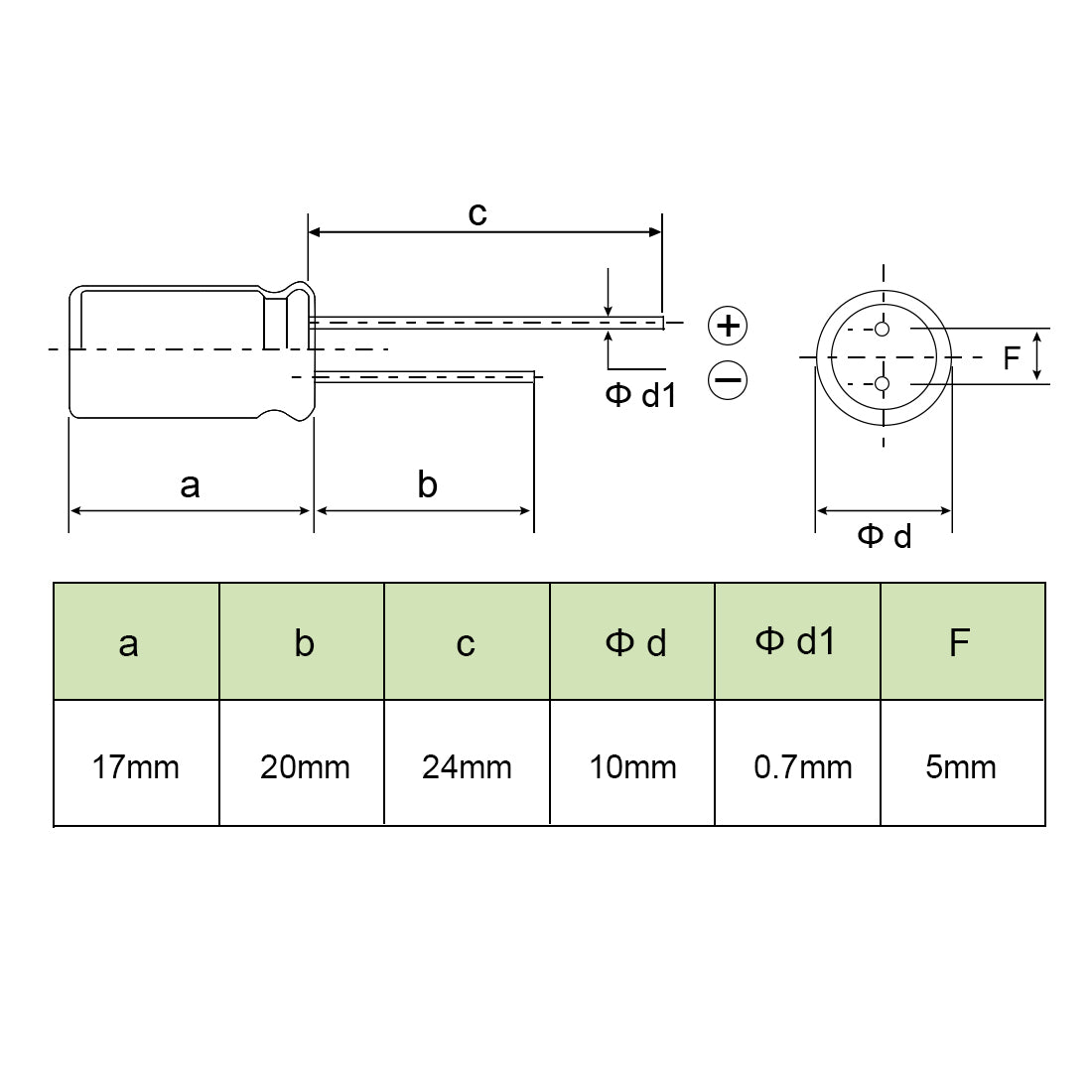 uxcell Uxcell Aluminum Radial Electrolytic Capacitor Low ESR Green with 1000UF 16V 105 Celsius Life 3000H 10 x 17 mm High Ripple Current,Low Impedance 20pcs