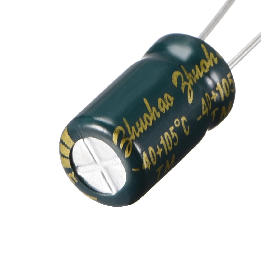 uxcell Uxcell Aluminum Radial Electrolytic Capacitor Low ESR Green with 470UF 10V 105 Celsius Life 3000H 6 x12 mm High Ripple Current,Low Impedance 100pcs