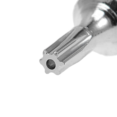 Harfington 4pcs 25mm Long 1/4" Hex Shank T9 Security Torx High Quantity Screwdriver Bits S2 High Alloy Steel