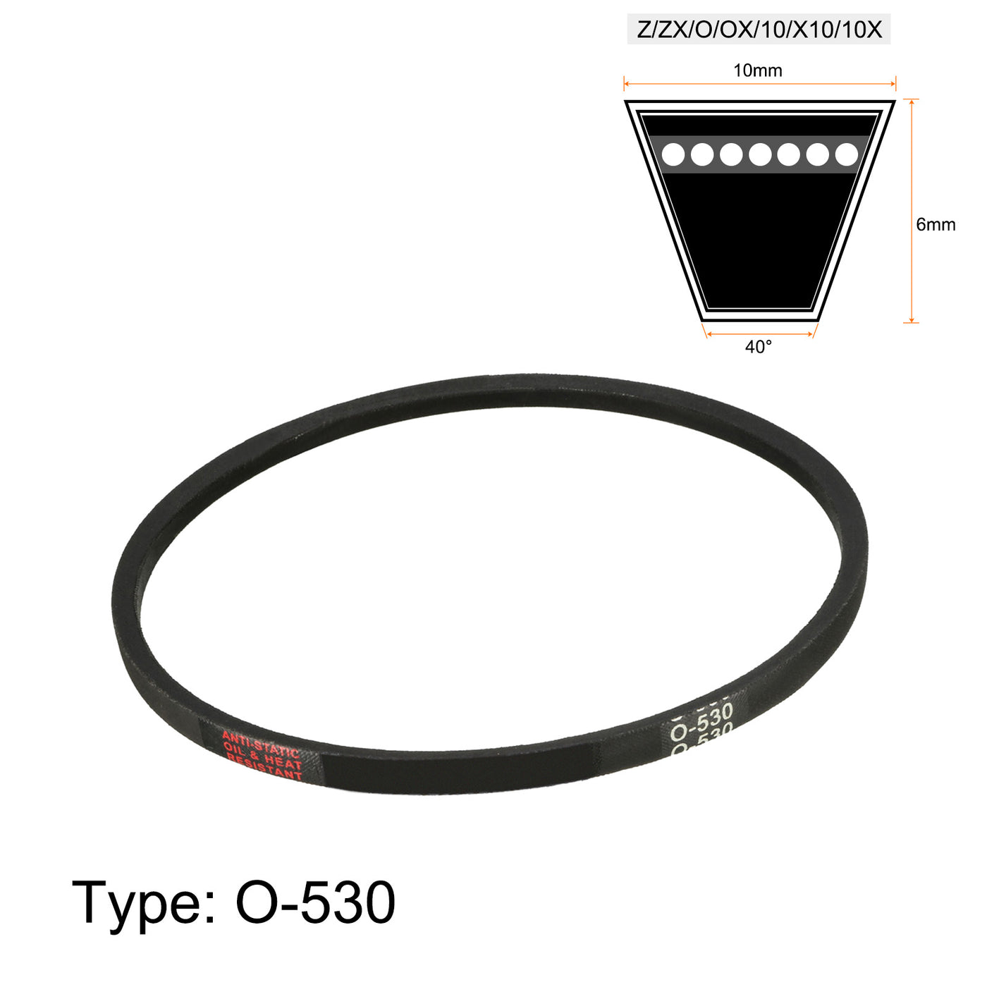 Harfington V-Belts Inner Girth Rubber Machine Transmission Drive Belt