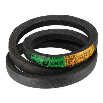 uxcell Uxcell B-1016 V Belt Machine Transmission Rubber,Black Replacement Drive Belt