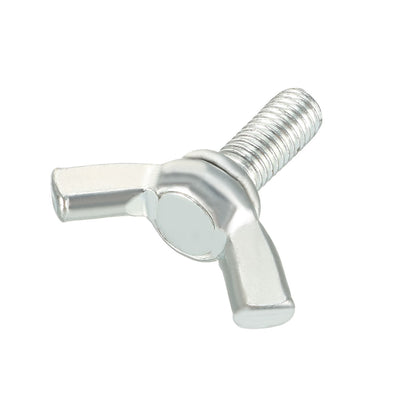 Harfington Uxcell Wingbolt Butterfly Wing Thumb Hand Screws Bolts M5x12mm 0.8mm Pitch Carbon Steel 20pcs