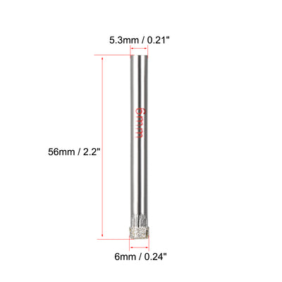 Harfington Diamond Tipped Drill Bit Hole Saw Cutter for Glass Tile Marble Fiberglass Ceramic Stone Bottles