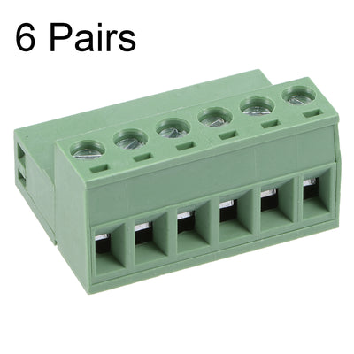 Harfington AC 300V 10A Plastic Male and Female PCB Terminal Block